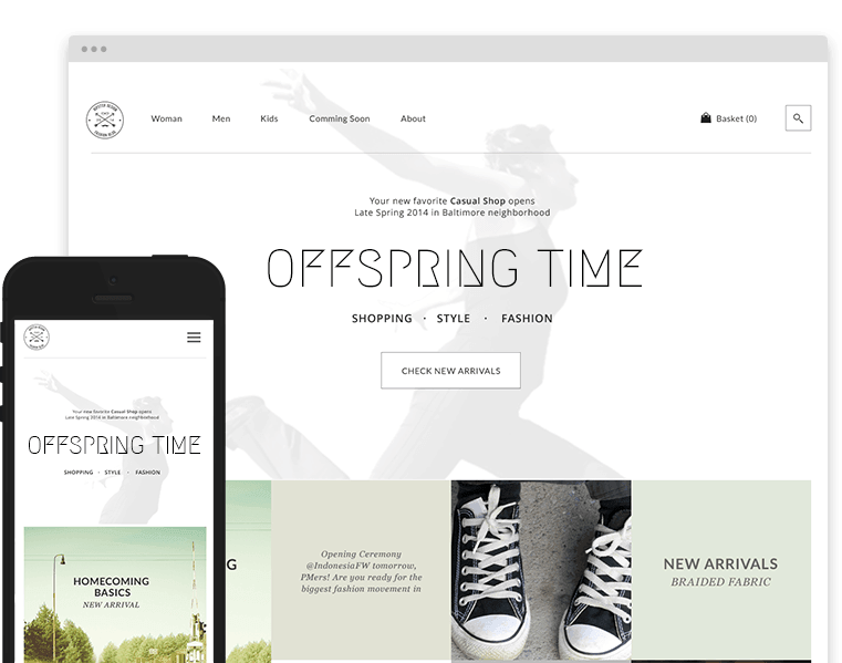 Interactive wireframes for web and mobile
