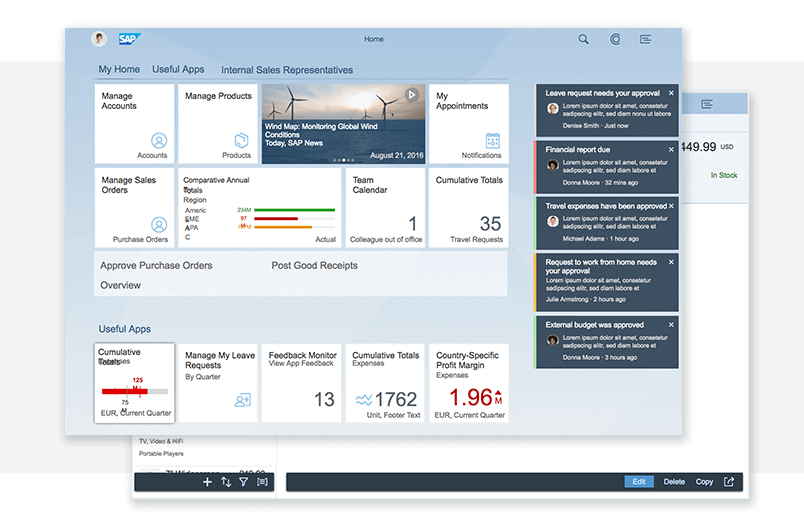 Justinmind SAP Fiori app library improves user experience